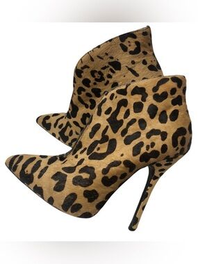 Steve Madden Leopard Heeled Booties